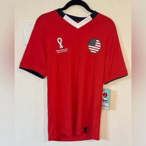 FIFA Worldcup Qatar 2022 Men’s USA Jersey Shirt NWT Size Small